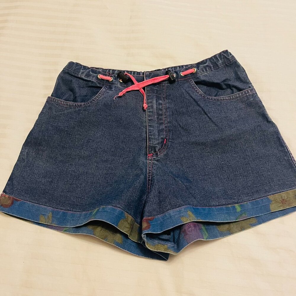 OCEAN PACIFIC Girls Denim Shorts. EUC. Size 16. - Picture 2 of 9